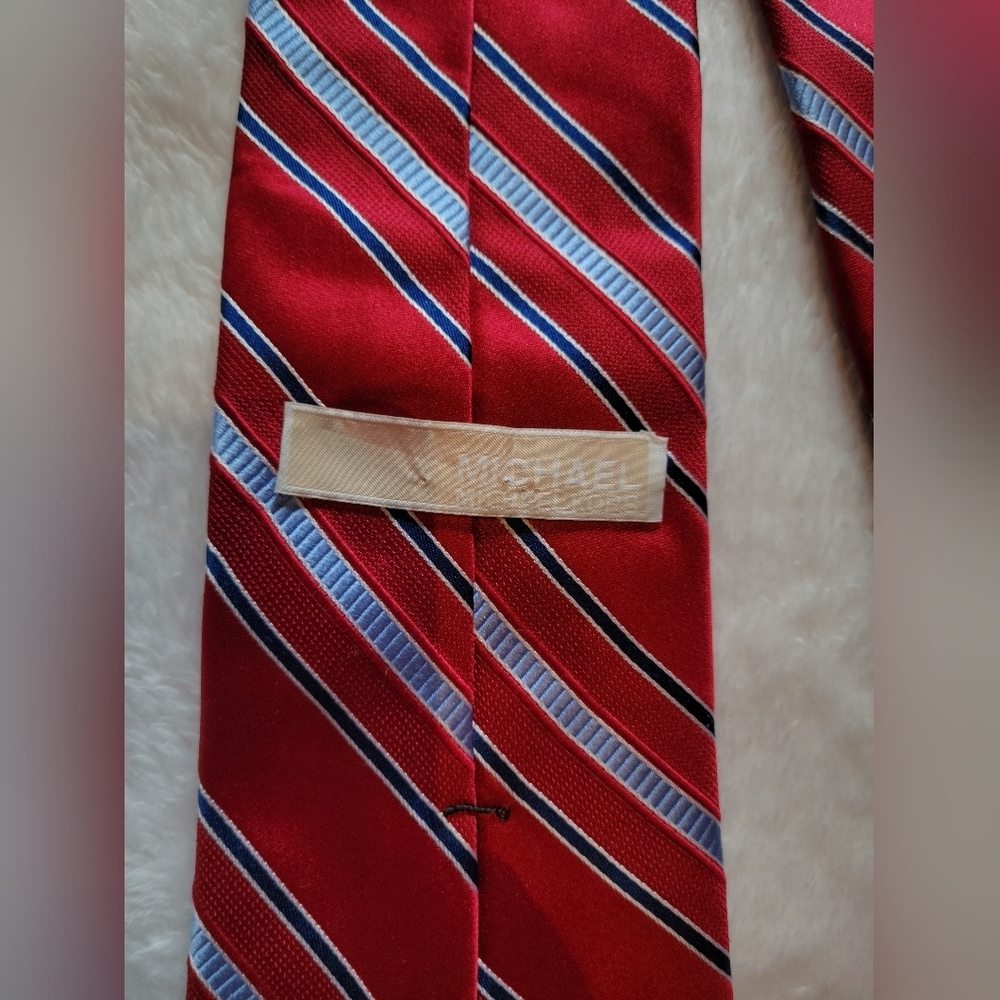 Michael Kors Necktie Tie Father's Day Gift Brand New without Tags Excellent Cond - Picture 11 of 12